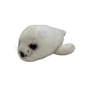 SeaWorld White Harp Seal Pup Plush Stuffed Animal Toy 2013 Souvenir
